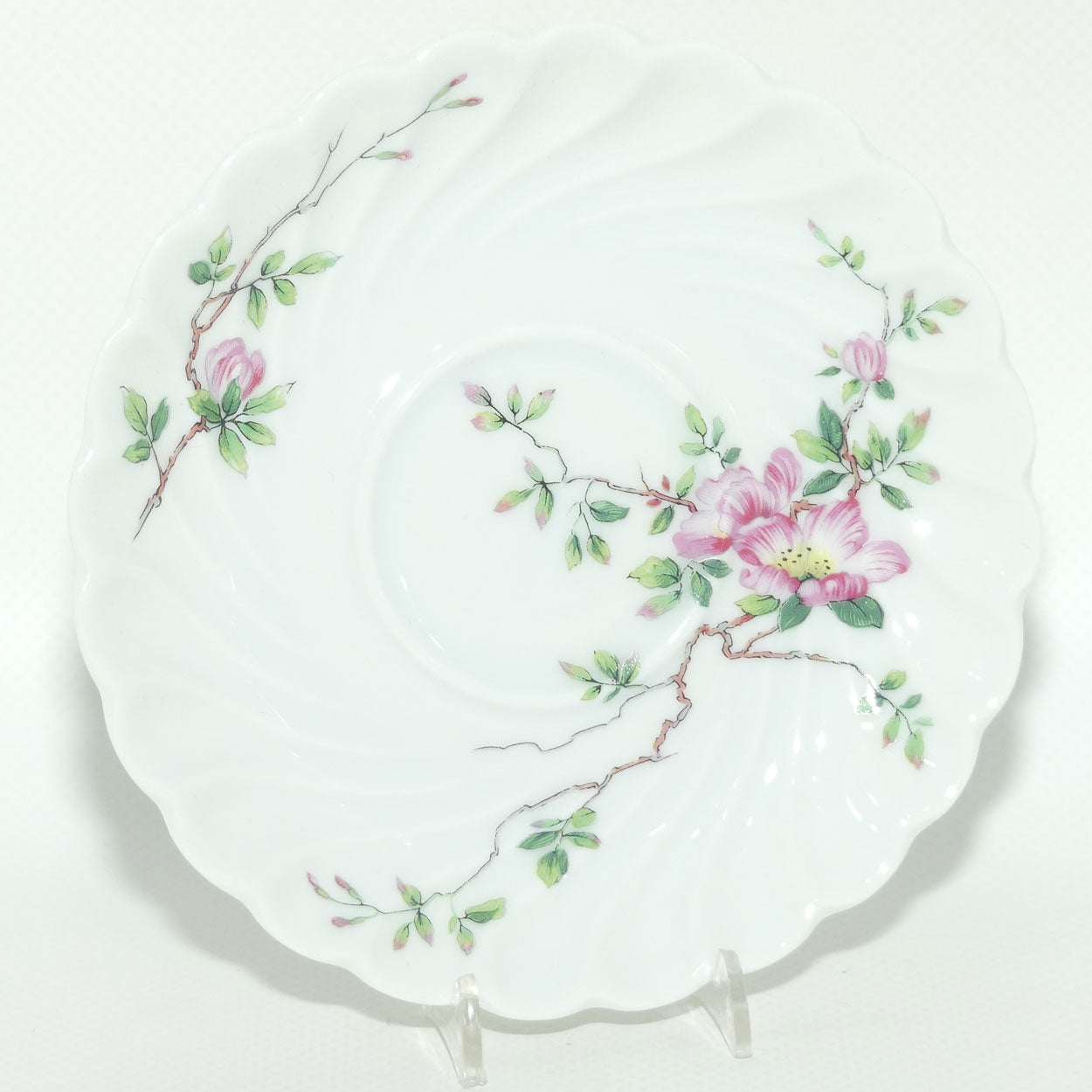 Haviland Limoges France hand decorated Floral pattern demi tasse cup and saucer