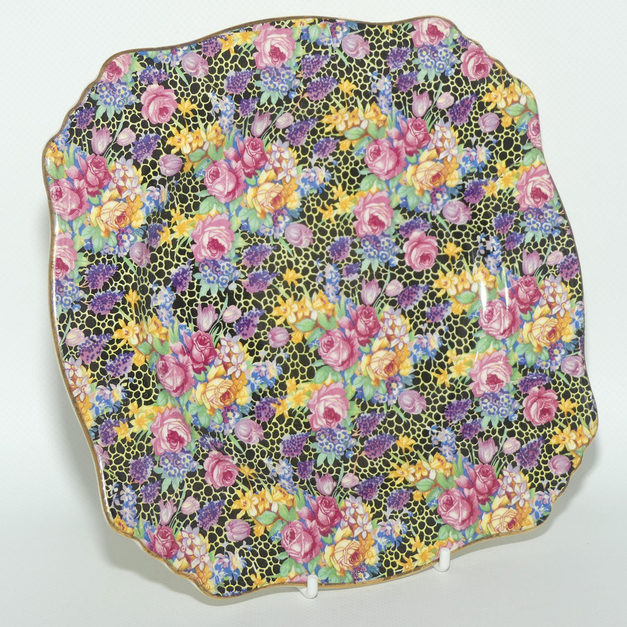Royal Winton Hazel Chintz square plate | 20cms square