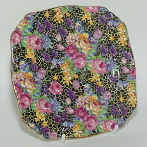 Royal Winton Grimwades Chintz Hazel pattern biscuit plate | 13.5cm square