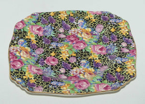 Royal Winton Grimwades Chintz Hazel pattern biscuit plate | 13.5cm square