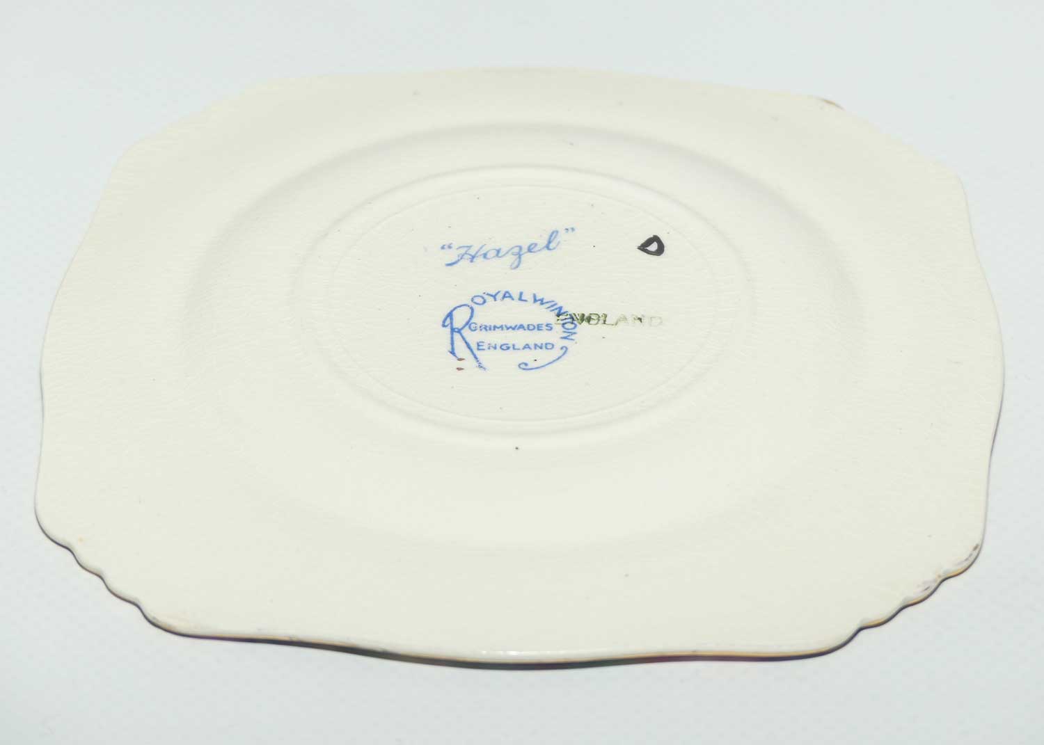 Royal Winton Grimwades Chintz Hazel pattern biscuit plate | 13.5cm square