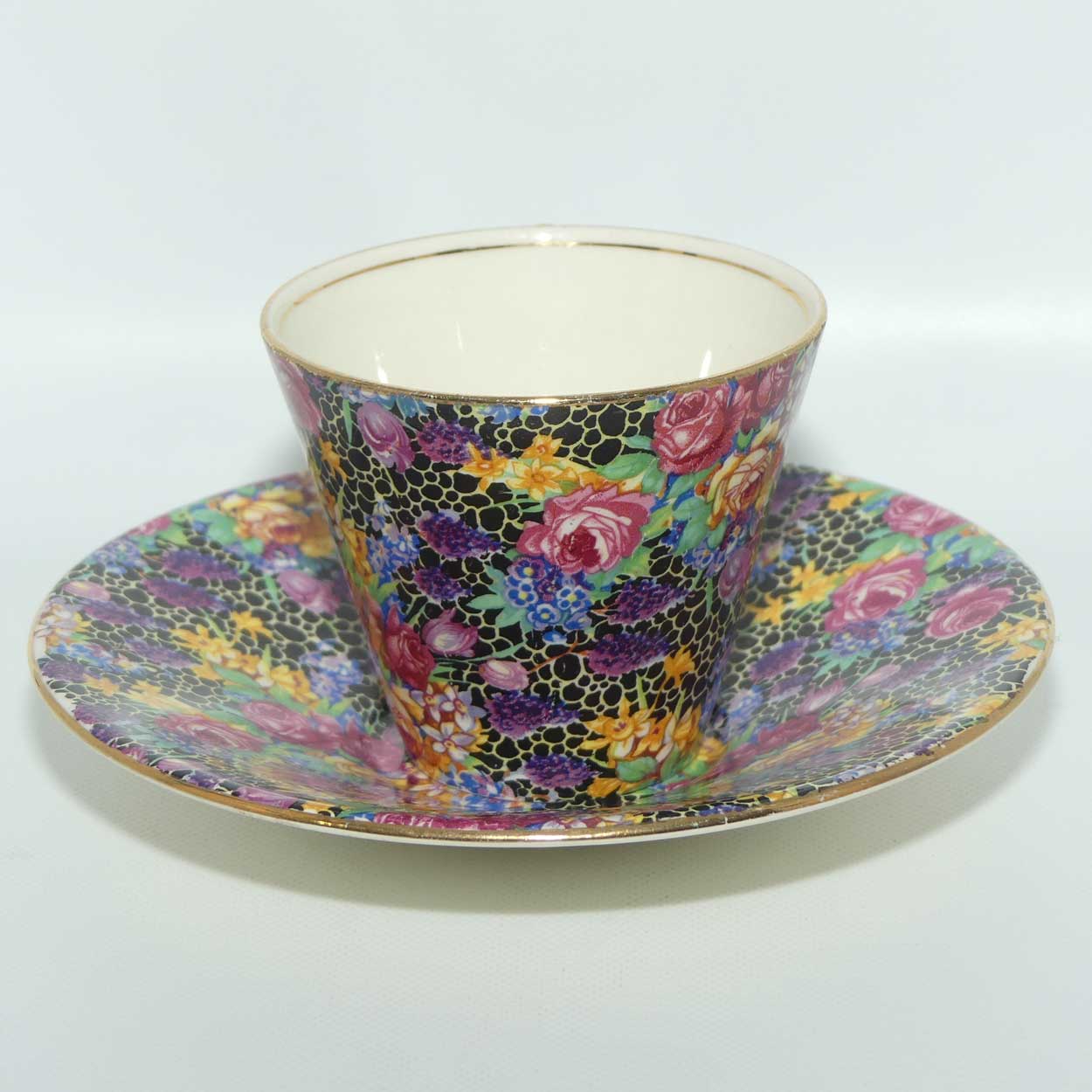 Royal Winton Hazel Chintz tea duo