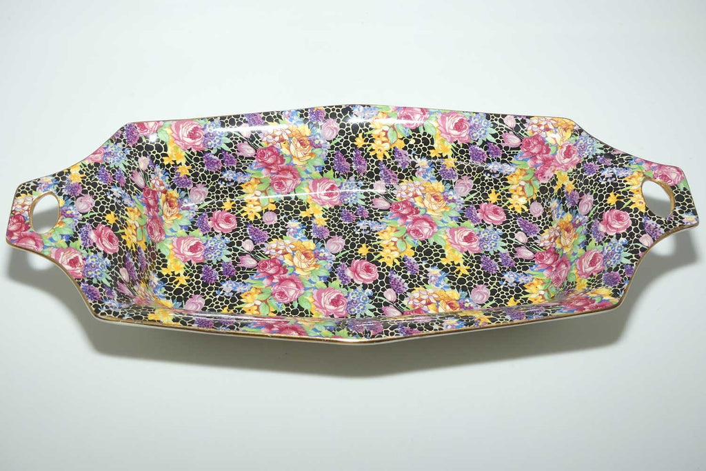 Royal Winton Grimwades Chintz Hazel pattern rectangular handled tray