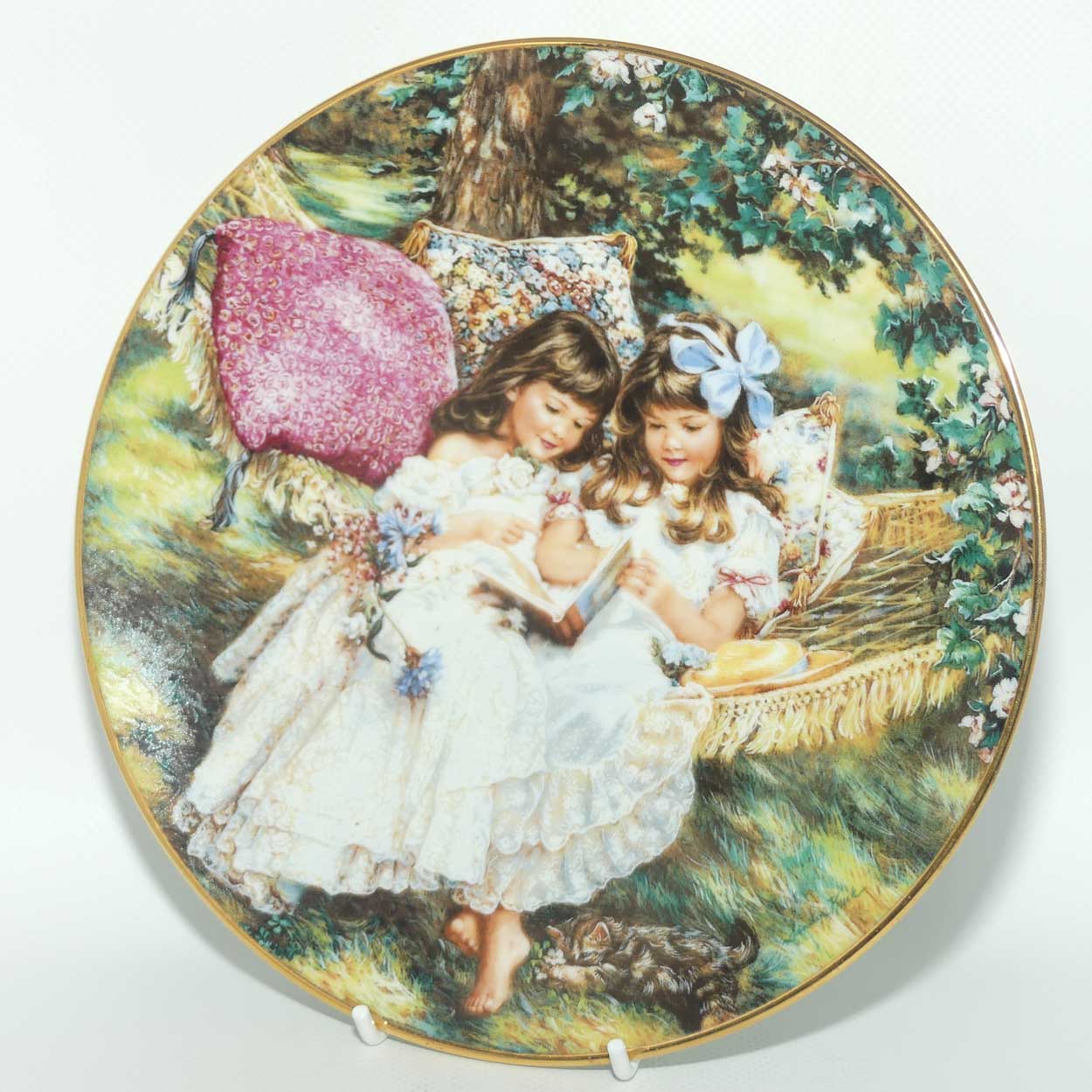 Bradex 84 R60 32.5 plate | Hearts and Flowers by Sandra Kuck | Storybook Memories