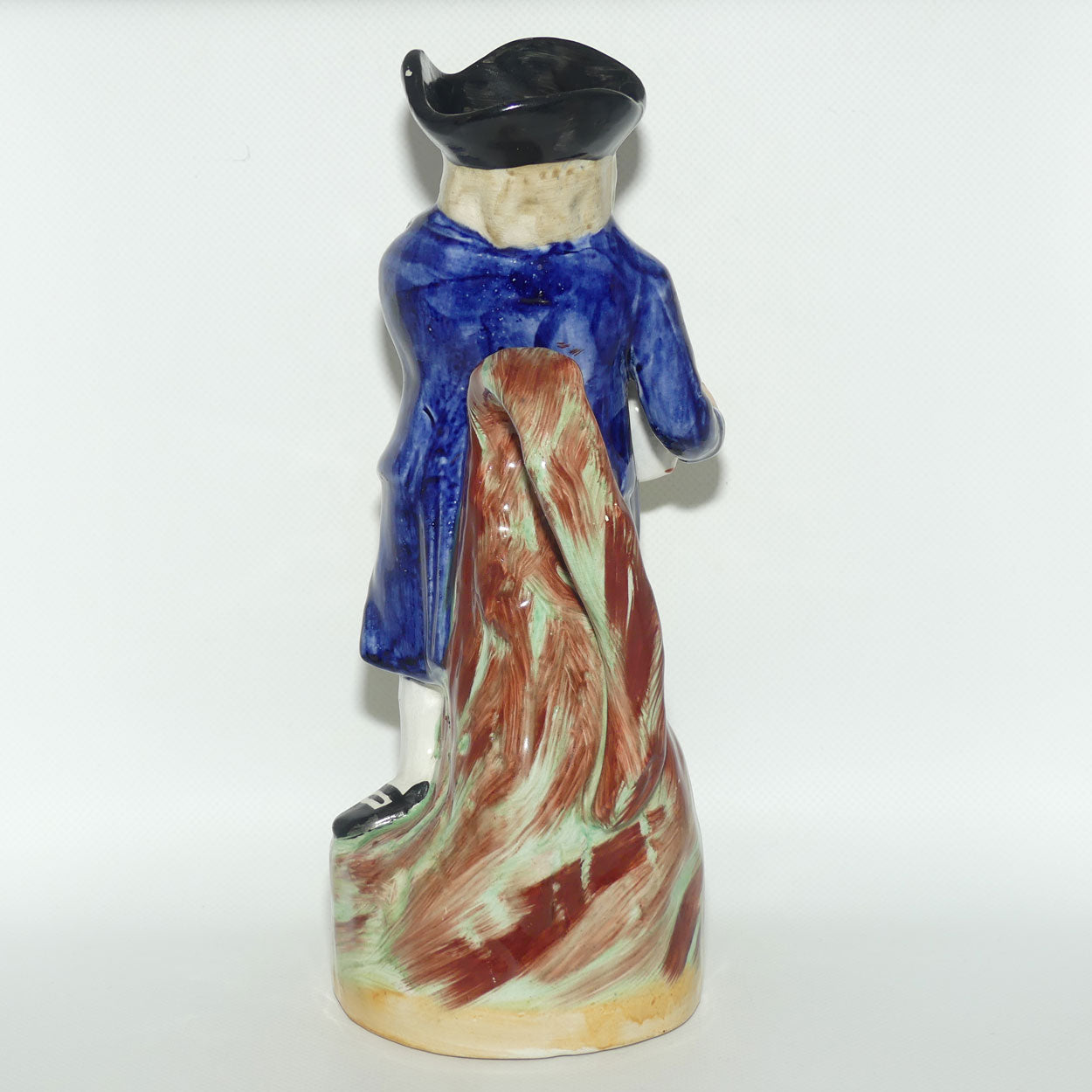 Antique Staffordshire Pottery Hearty Good Fellow toby jug