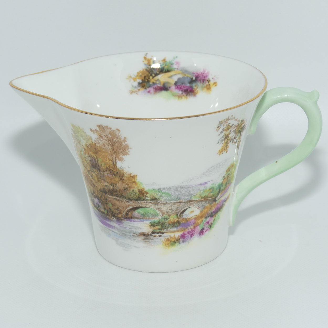 Shelley Perth shape Heather pattern milk jug