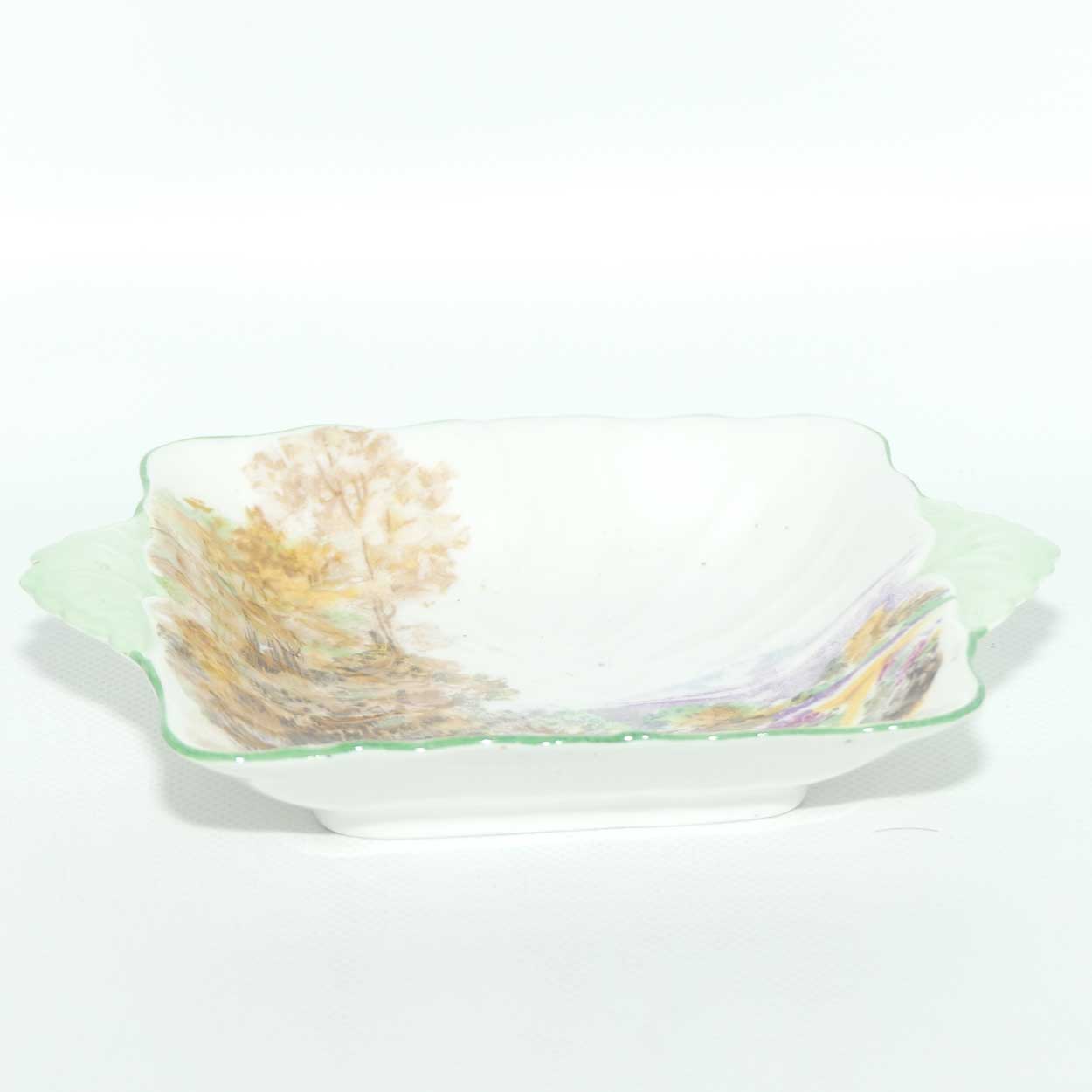 Shelley Heather pattern tab handle pin dish | #1