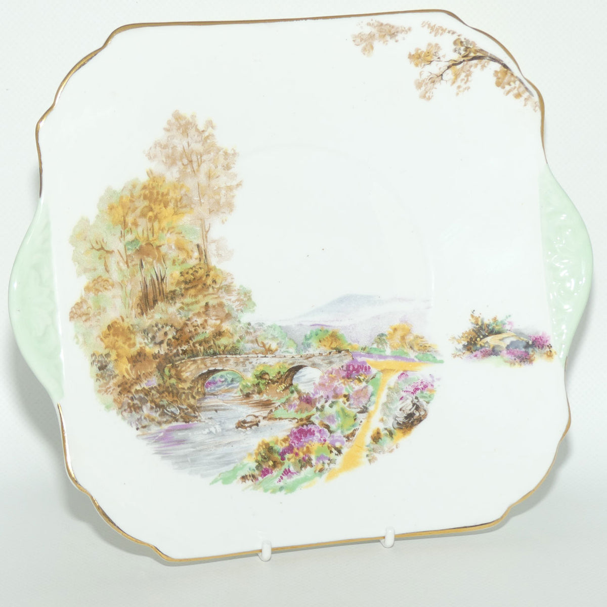 Shelley Heather pattern cake plate | #1