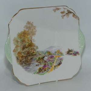 Shelley Heather pattern cake plate