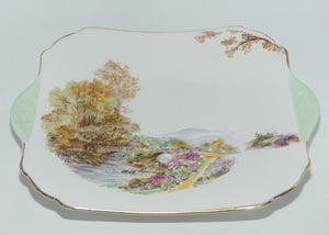 Shelley Heather pattern cake plate