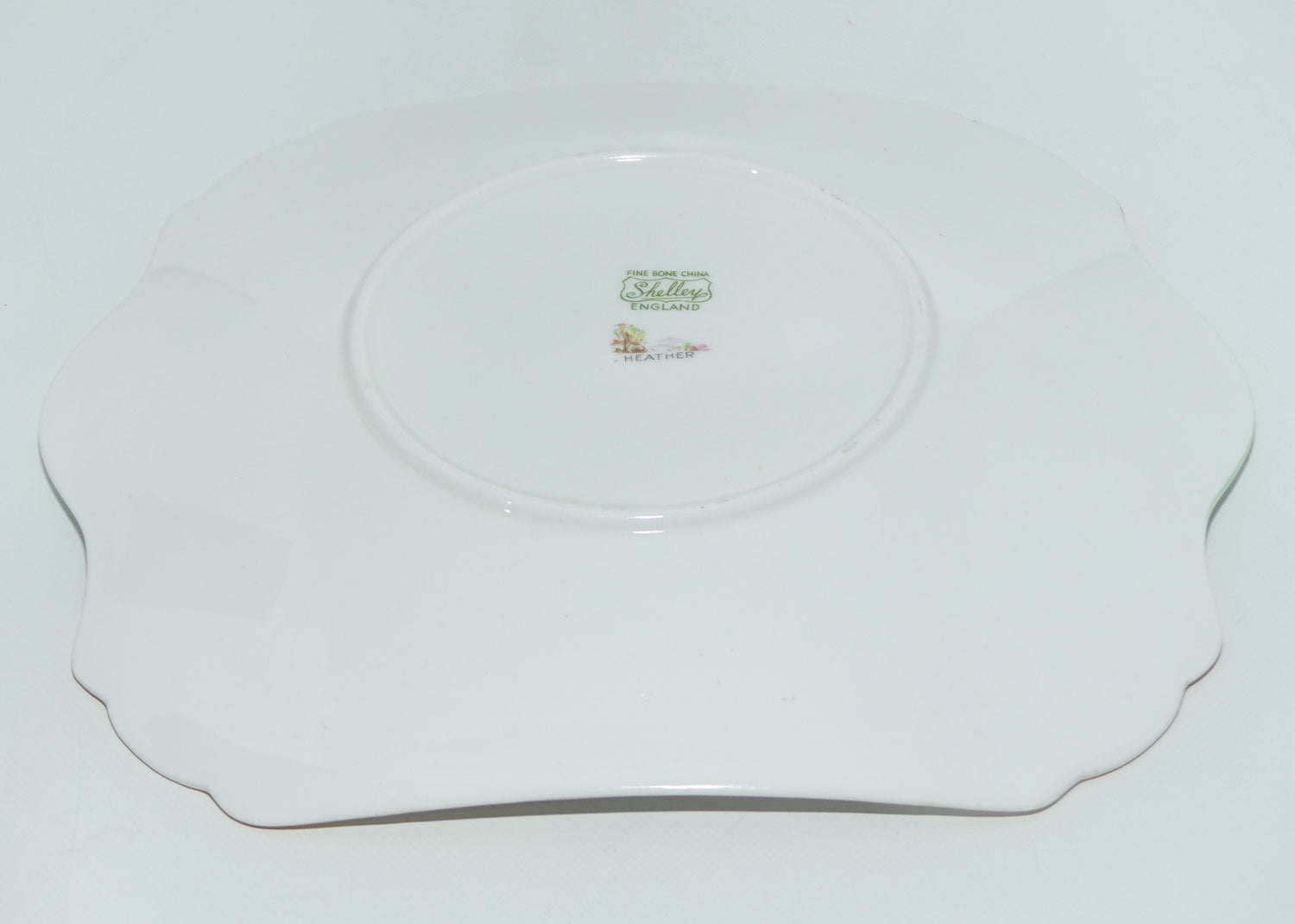 Shelley Heather pattern cake plate