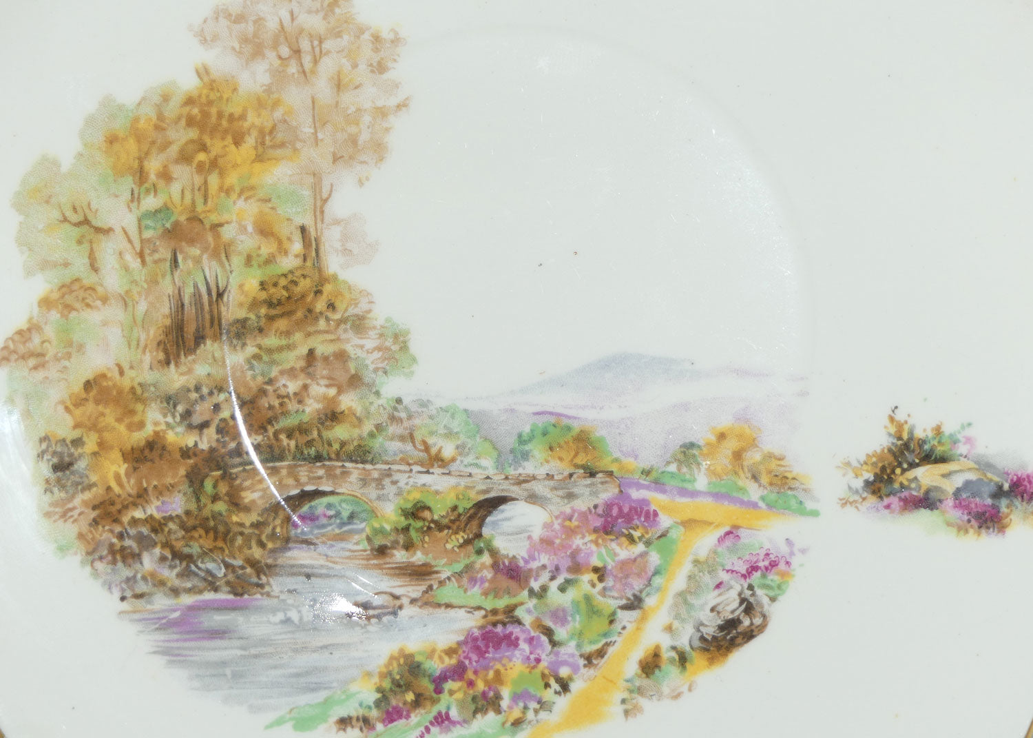 Shelley Heather pattern cake plate | #1