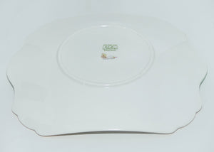 Shelley Heather pattern cake plate