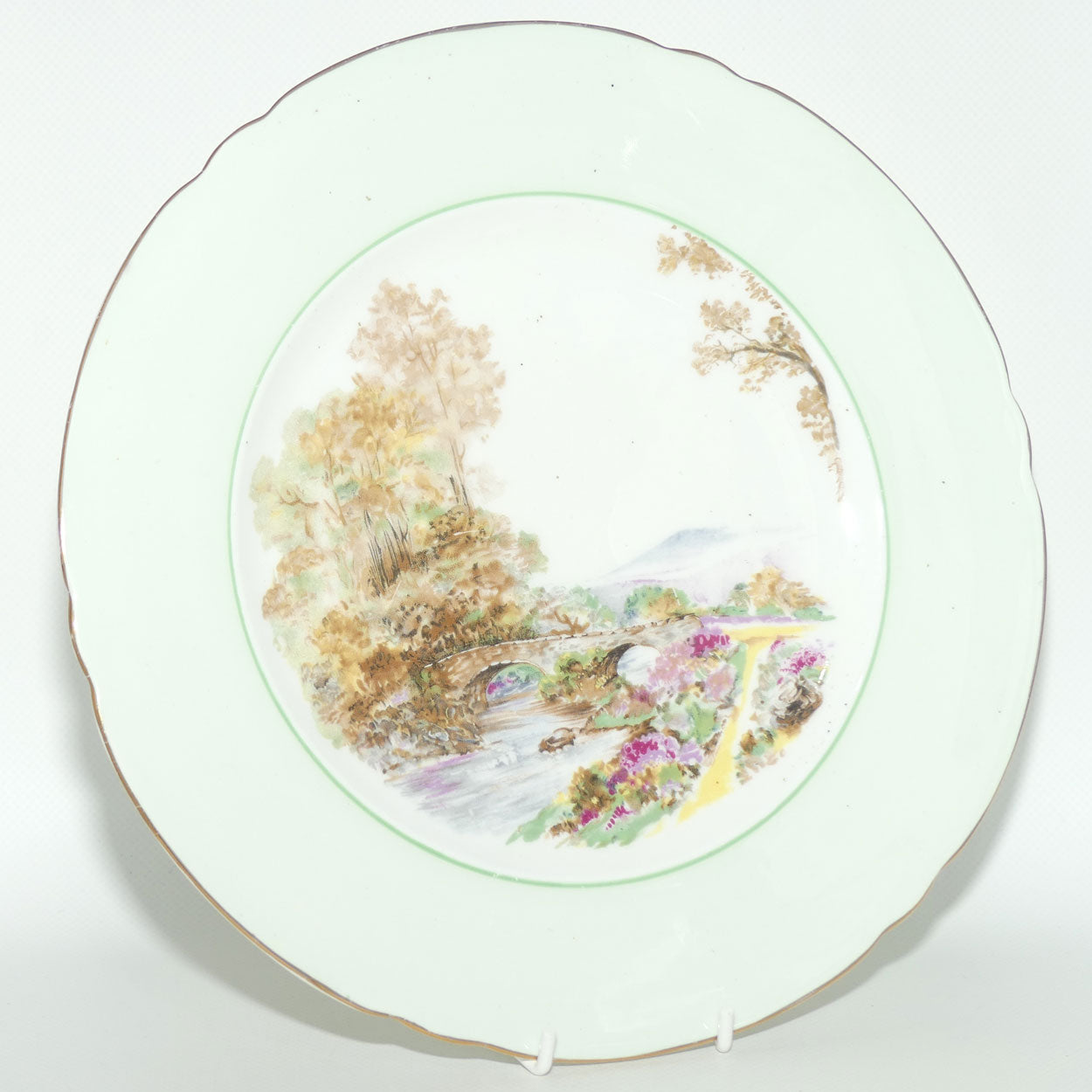 Shelley Heather pattern round plate | 27cms