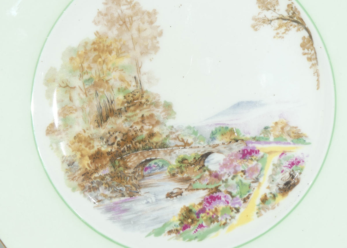 Shelley Heather pattern round plate | 27cms