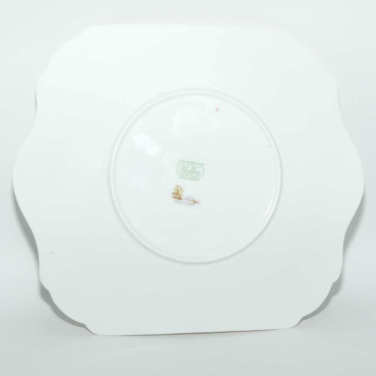 Shelley Heather pattern cake plate