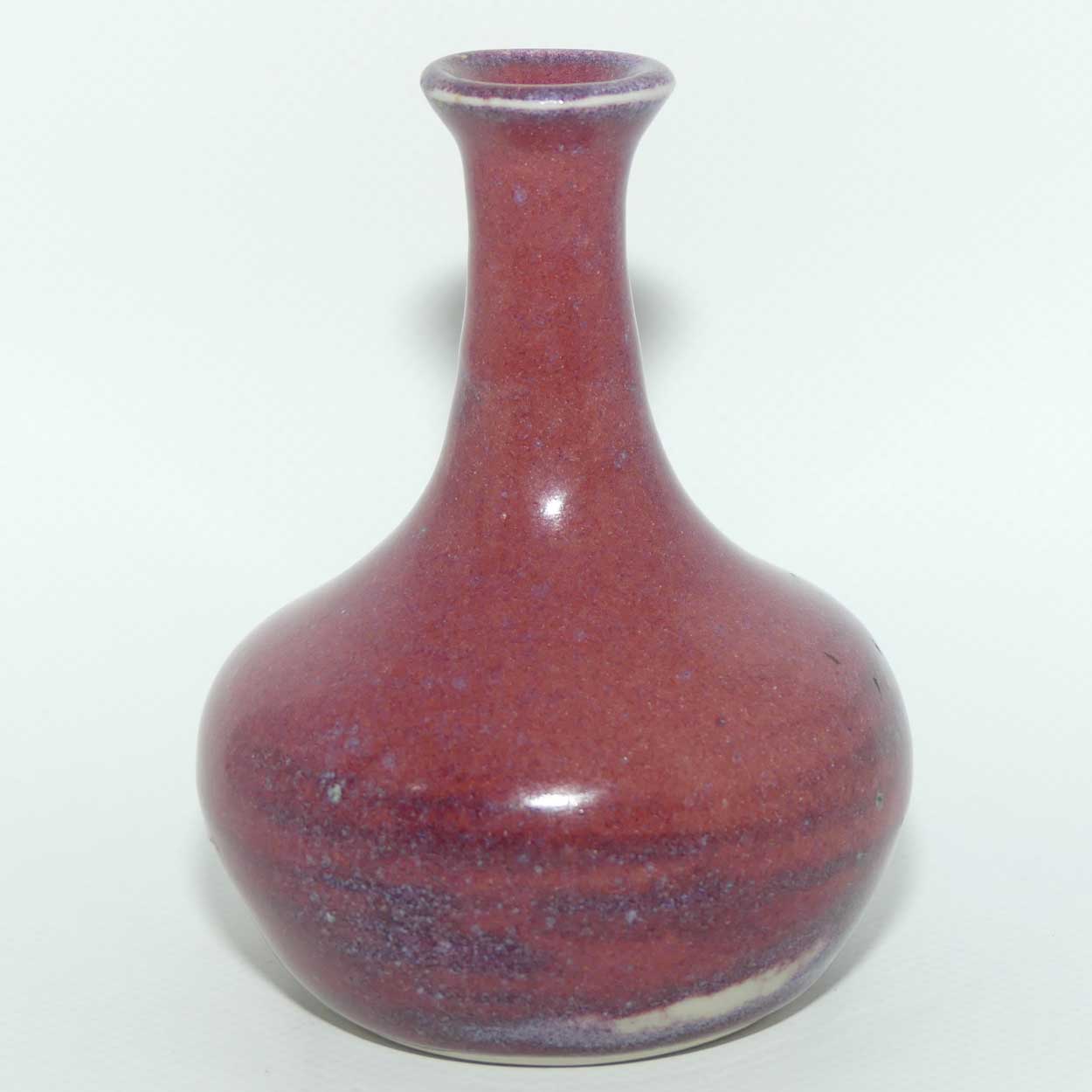 Heather Russell Australian Pottery | Small Flambe Glaze vase