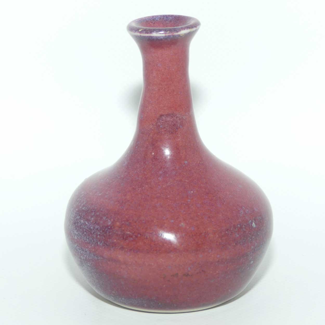 Heather Russell Australian Pottery | Small Flambe Glaze vase