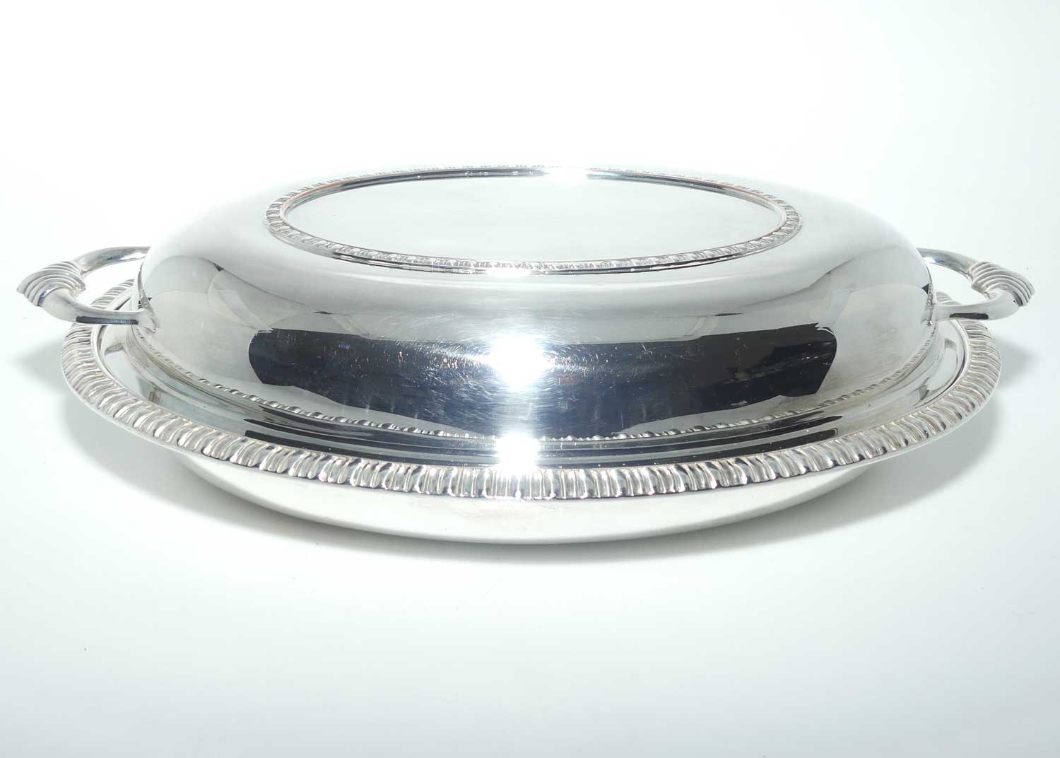 Hecworth Old Sheffield oval shaped vegetable dish | tureen