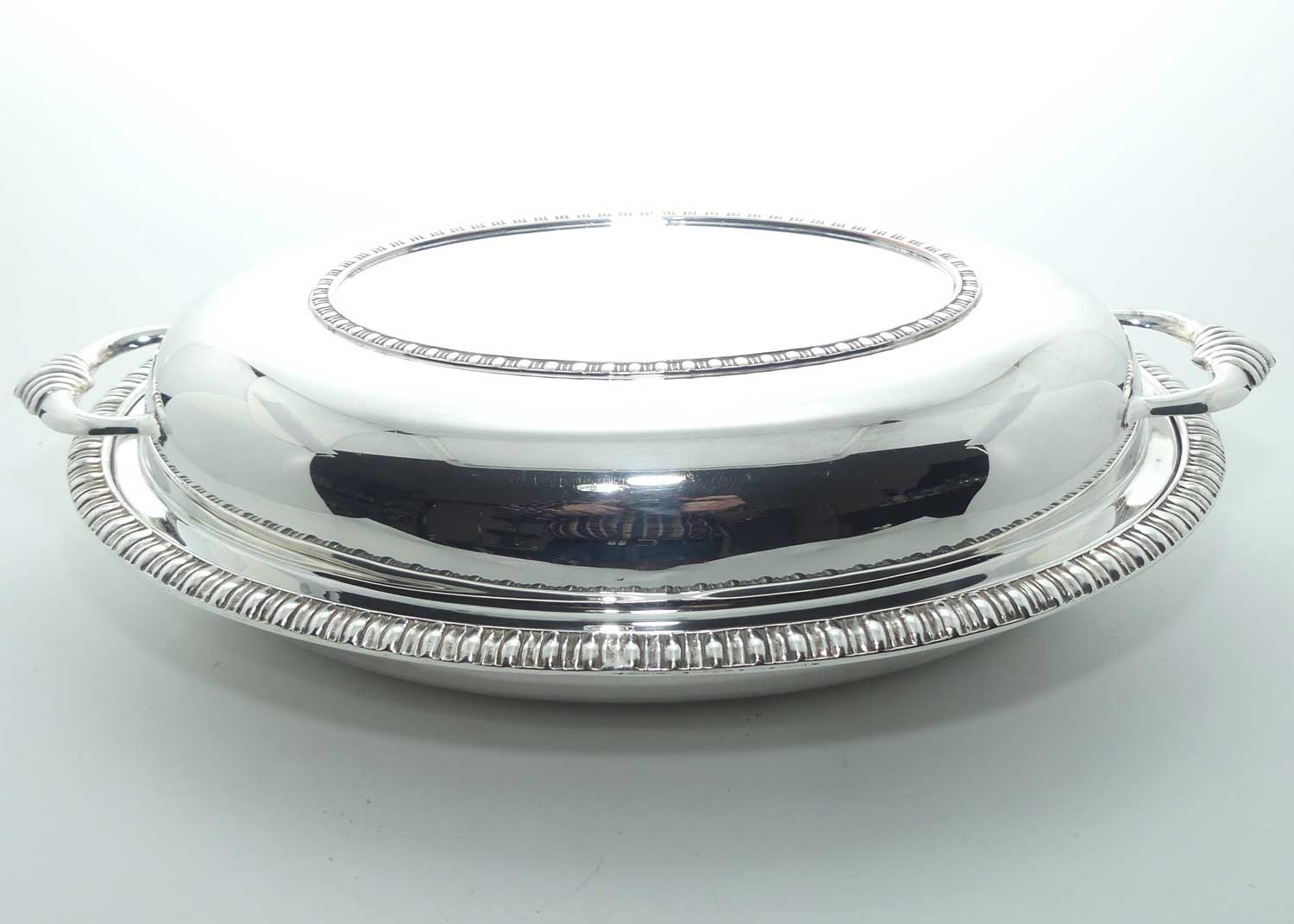 Hecworth Old Sheffield oval shaped vegetable dish | tureen