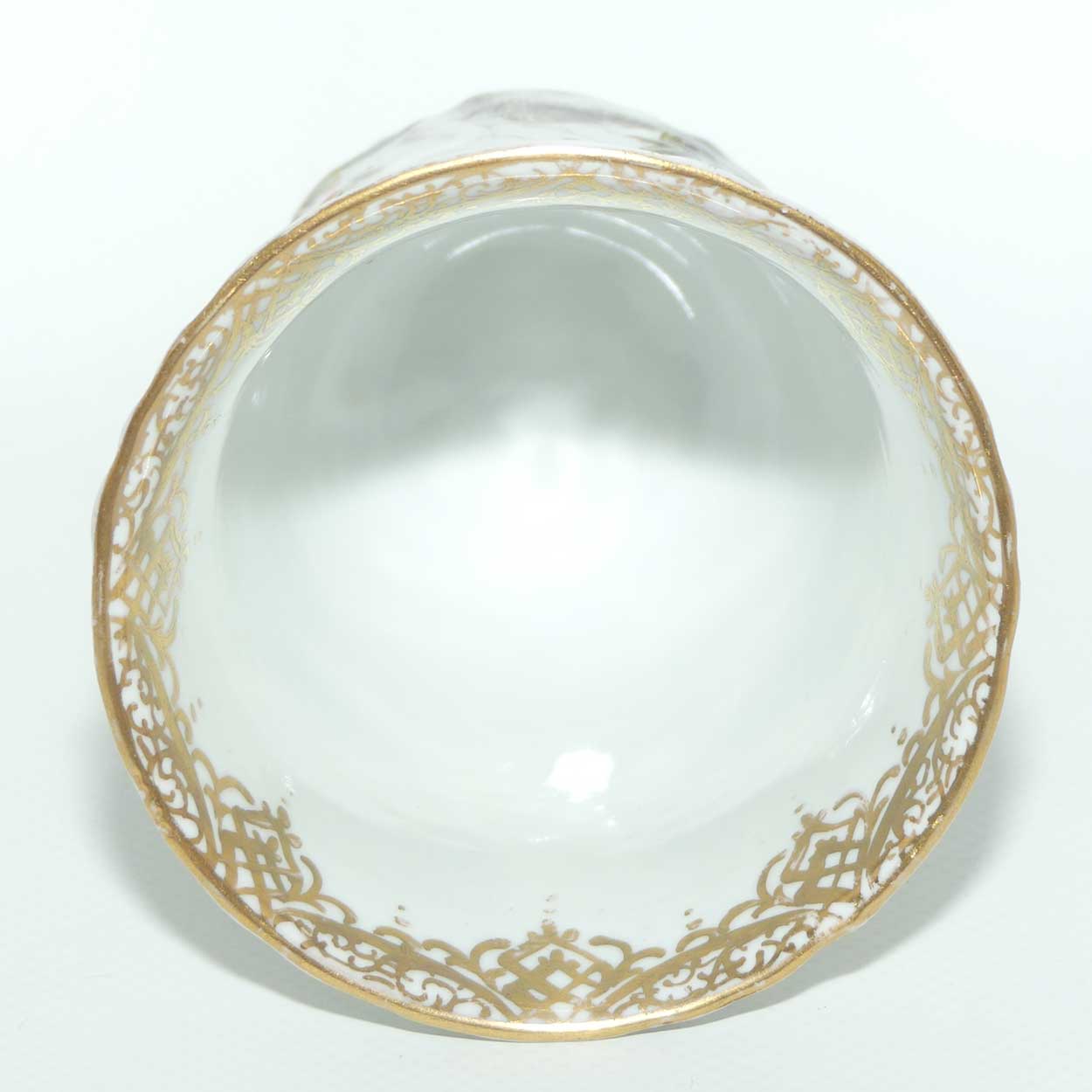 Helena Wolfson Dresden decorated Meissen Swan Service Cup