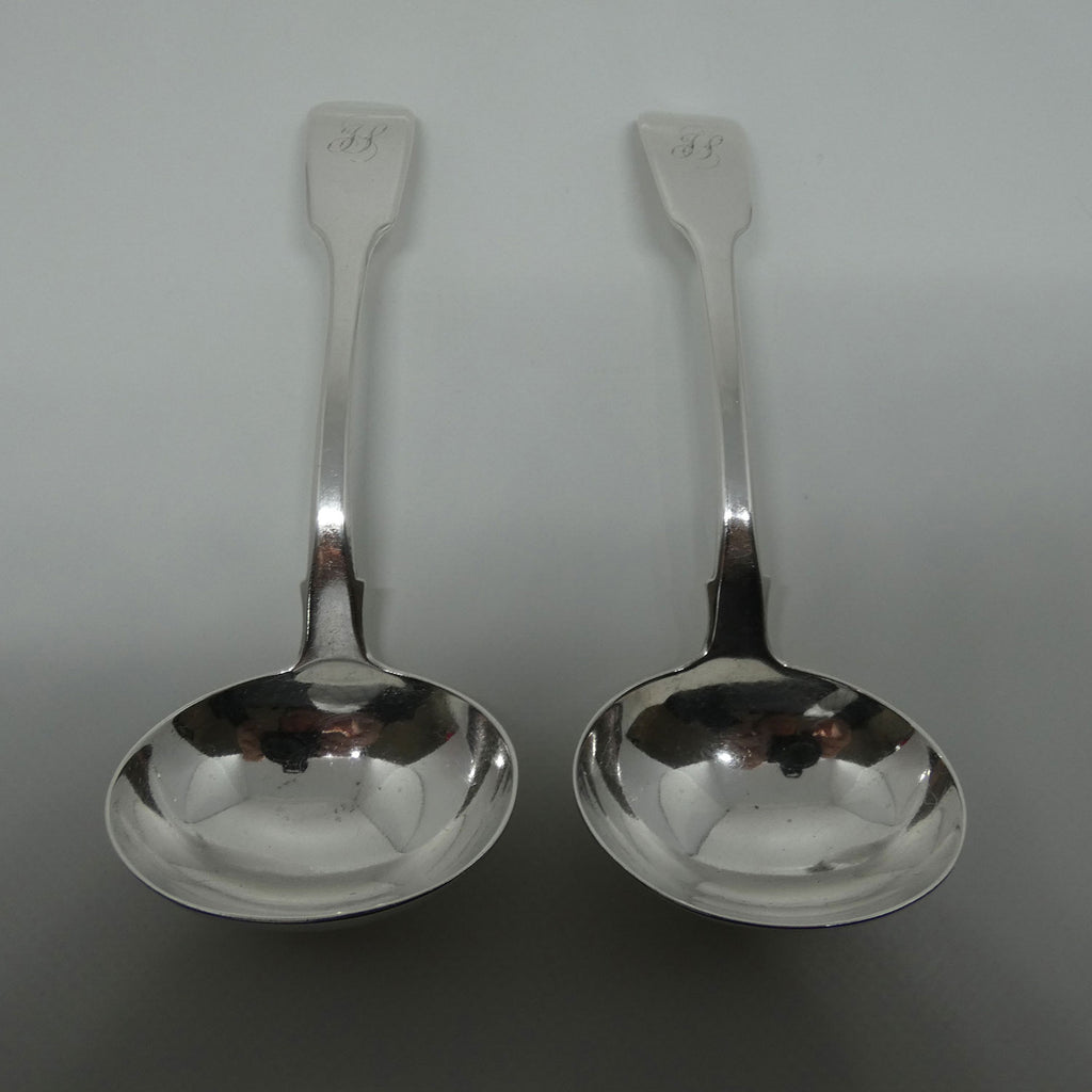 Georgian Sterling Silver pair of ladles | London 1830 | Robert Hennell