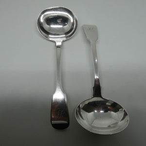 Georgian Sterling Silver pair of ladles | London 1830 | Robert Hennell