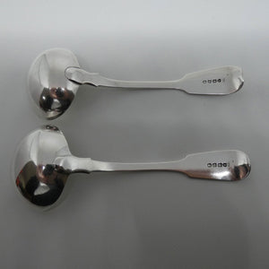 Georgian Sterling Silver pair of ladles | London 1830 | Robert Hennell