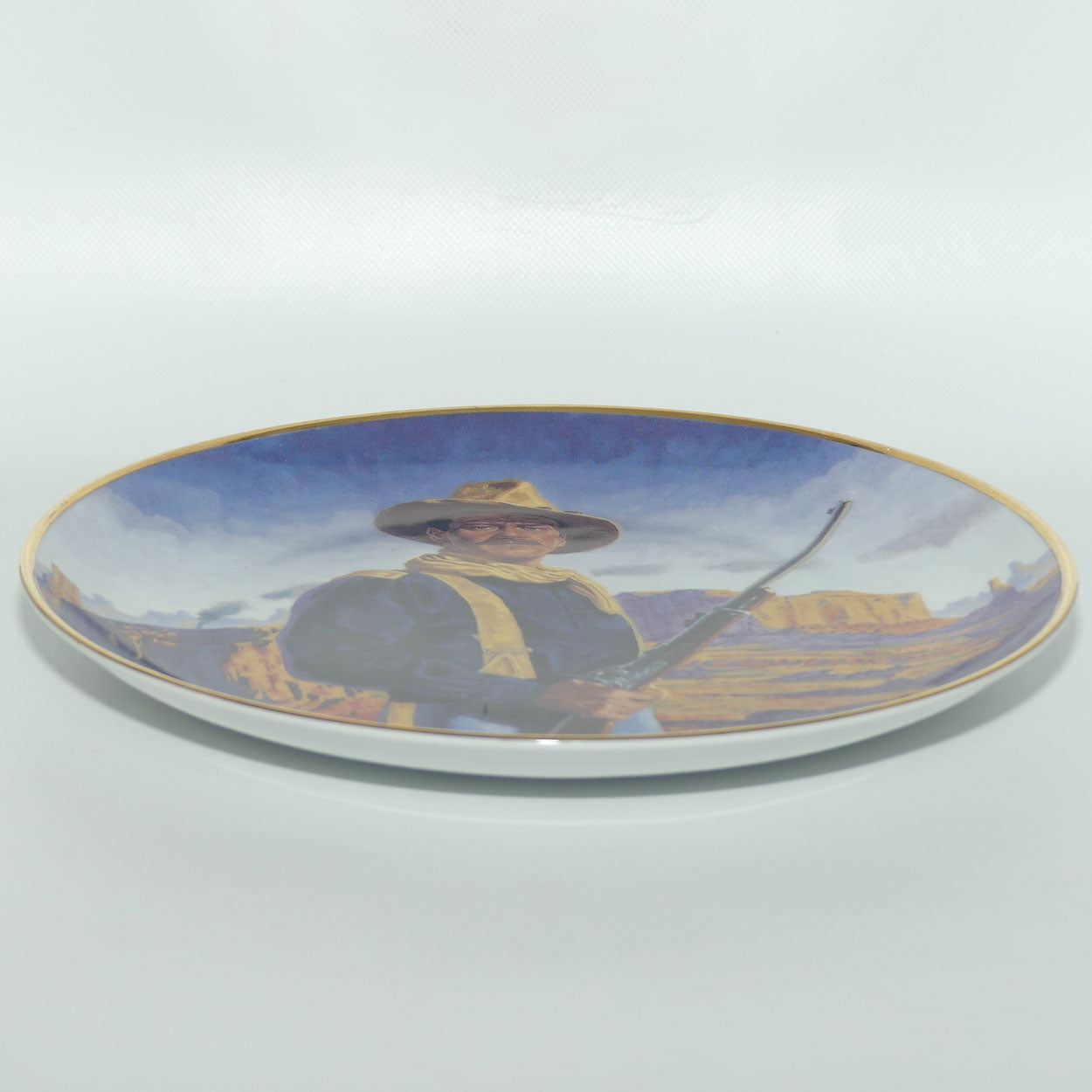 Franklin Mint Heirloom plate | John Wayne | Hero of the West