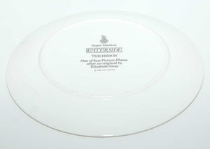 Royal Doulton picture plate by Elizabeth Gray | Waterside series | The Heron