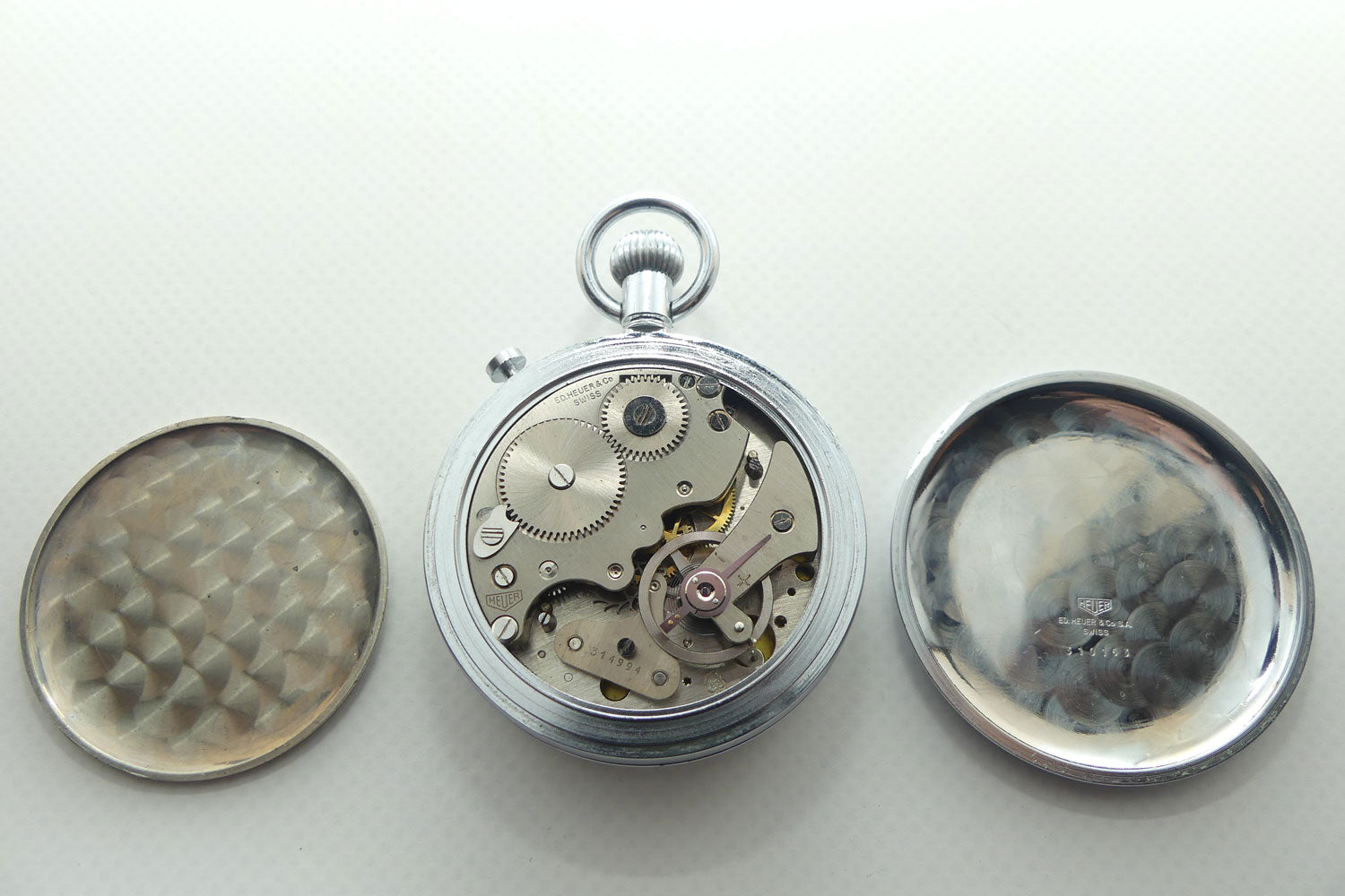Vintage HEUER Swiss Made Stop Watch | Two Register Dial | 12 hour and 60 minute subdials