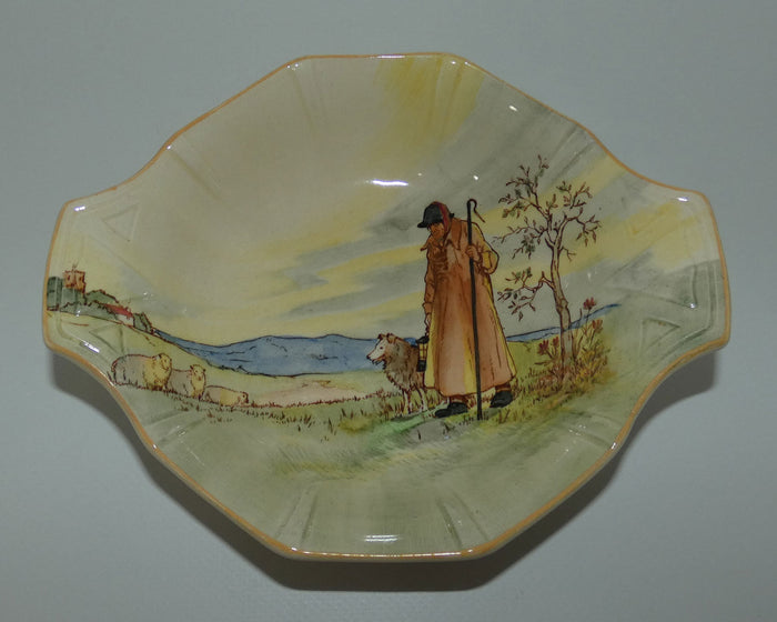 Royal Doulton Cotswold Shepherd hexagonal dish D5561