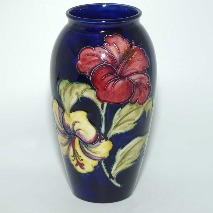 Walter Moorcroft Hibiscus (Blue) 393/7 vase