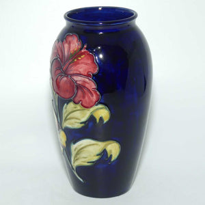 Walter Moorcroft Hibiscus (Blue) 393/7 vase