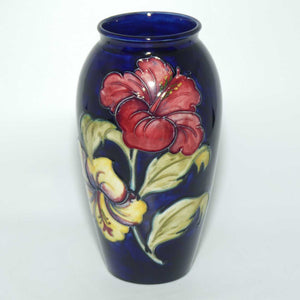 Walter Moorcroft Hibiscus (Blue) 393/7 vase