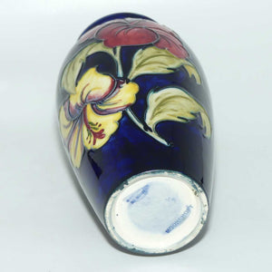 Walter Moorcroft Hibiscus (Blue) 393/7 vase