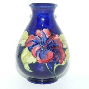 Walter Moorcroft Hibiscus (Blue) 7/8 vase #1