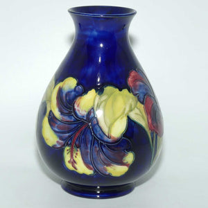 Walter Moorcroft Hibiscus (Blue) 7/8 vase #1