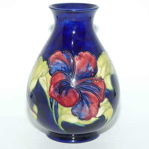 Walter Moorcroft Hibiscus (Blue) 7/8 vase #1