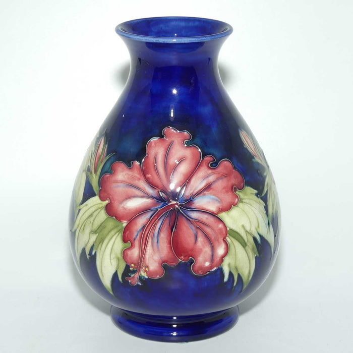 Walter Moorcroft Hibiscus (Blue) 7/8 vase #2