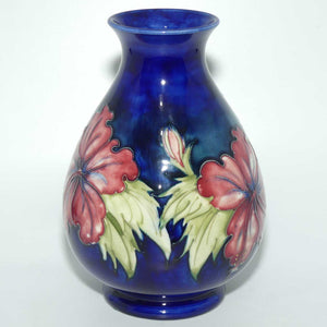 Walter Moorcroft Hibiscus (Blue) 7/8 vase #2