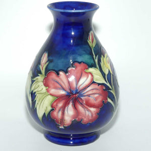 Walter Moorcroft Hibiscus (Blue) 7/8 vase #2