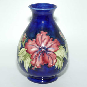 Walter Moorcroft Hibiscus (Blue) 7/8 vase #2