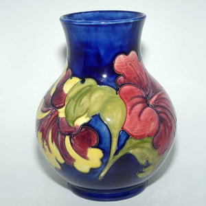 Walter Moorcroft Hibiscus (Blue) 869/9 vase