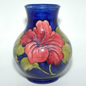 Walter Moorcroft Hibiscus (Blue) 869/9 vase