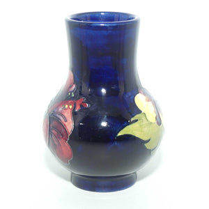 Walter Moorcroft Hibiscus small vase | Blue