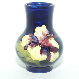 Walter Moorcroft Hibiscus small vase | Blue