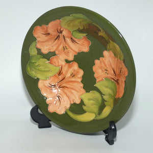 Walter Moorcroft Hibiscus (Green) bowl | Coral Hibiscus