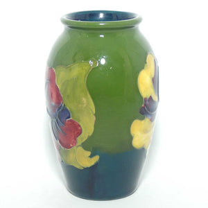 Walter Moorcroft Hibiscus small vase | Green