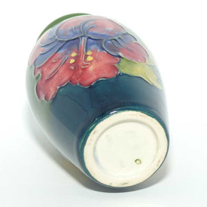 Walter Moorcroft Hibiscus small vase | Green